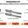 Wingo2024Kit - základní sada pro křídlovou bránu s pohonem Nice
